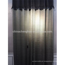 Thick chenille cortina de tecido por atacado para casa